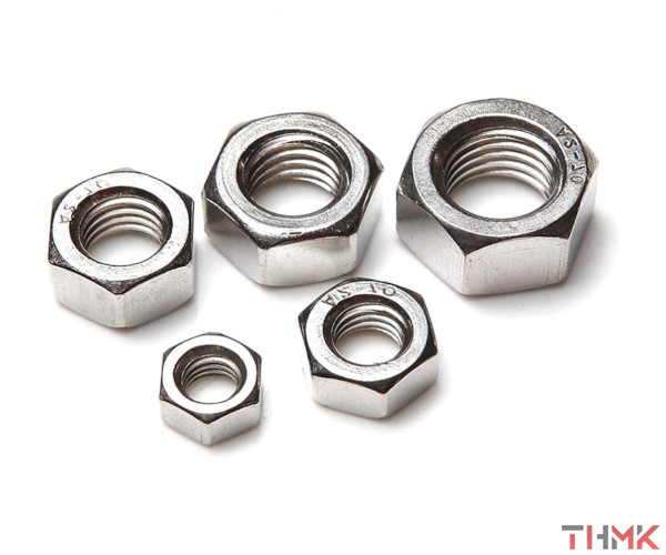 Контргайка нержавеющая DN 15 1/2" 21,3 мм AISI 304